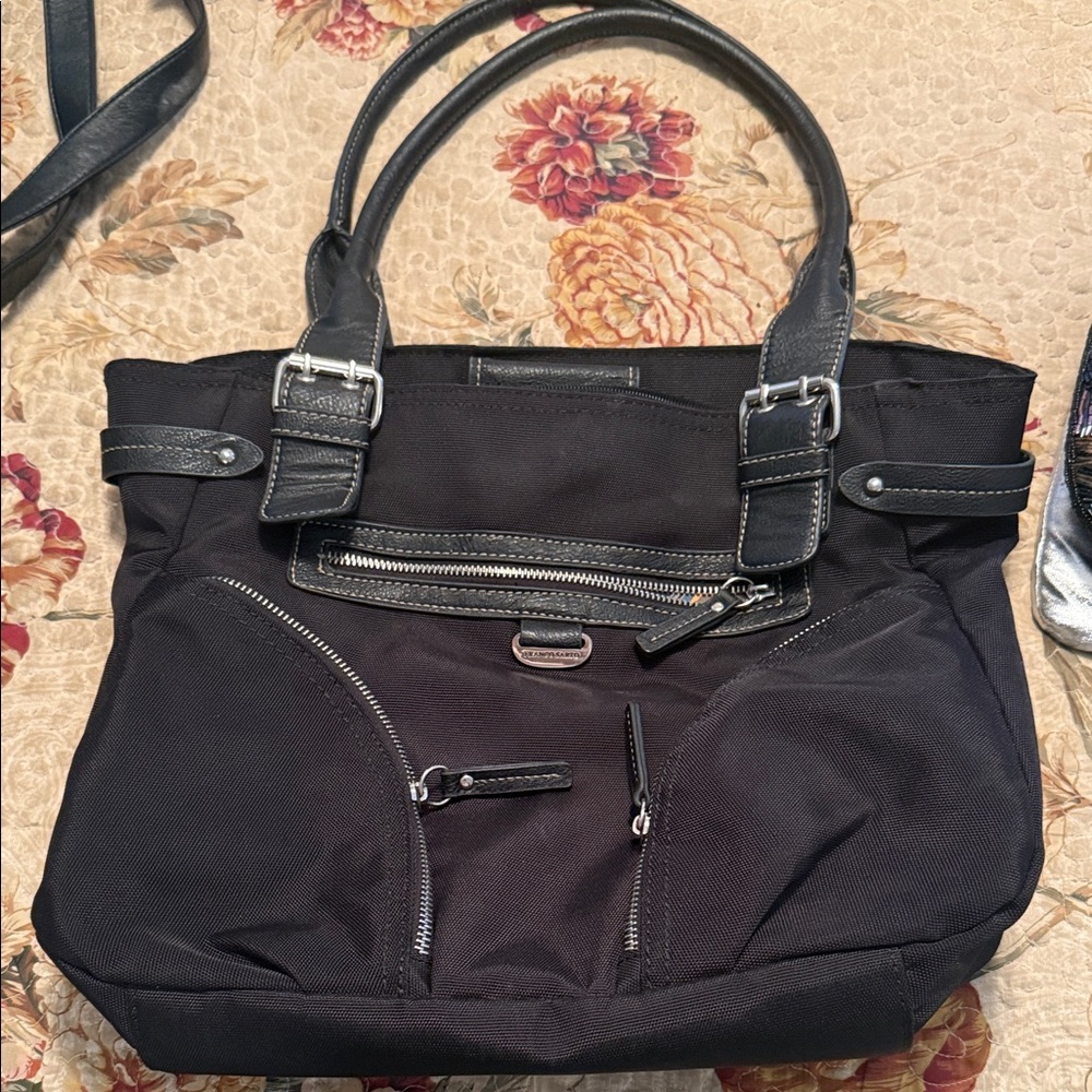 Franco Sarto Black Tote Bag